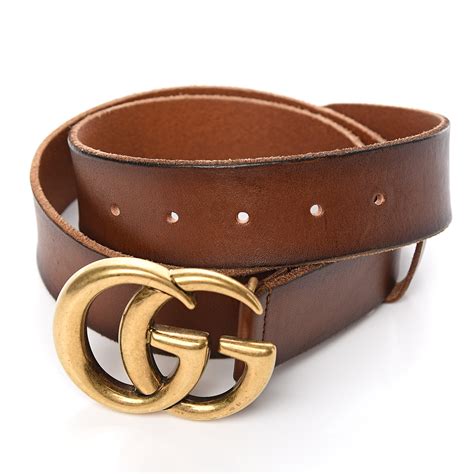 brown Gucci belt women's